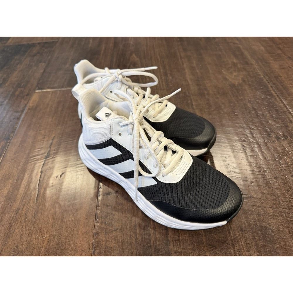 Adidas Own The Game 2.0 White Black Mens Basketball Shoes Size 6 - Picture 2 of 6